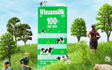 Dairy product vinamilk healthy cow happy