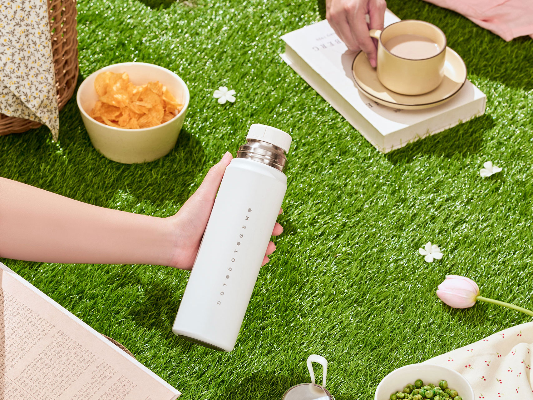 Tumbler inox 304 picnic lifestyle